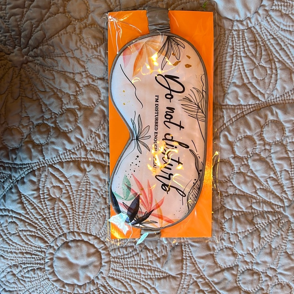 Do not Disturb Satin eye mask